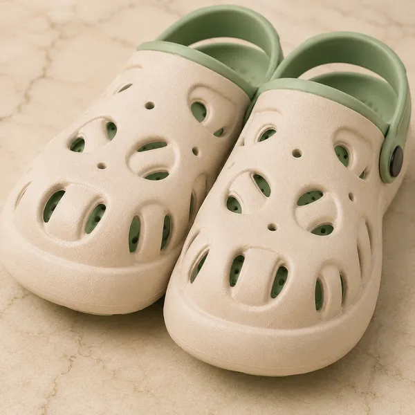 Kids_Lightweight_EVA_Garden_Clogs_|_Breathable_Anti-Slip_Slip-On_Sandals_with_Adjustable_Back_Strap_|_Soft_Cushioned_Casual_Clogs_for_Boys_&_Girls_|_Beige_&_Mint_Green