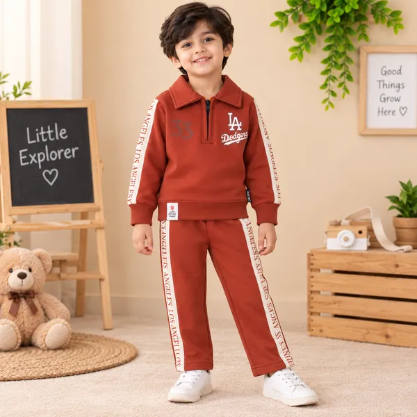 Life_Style_Boys_Printed_Half_Zip_Collar_Tracksuit_Set