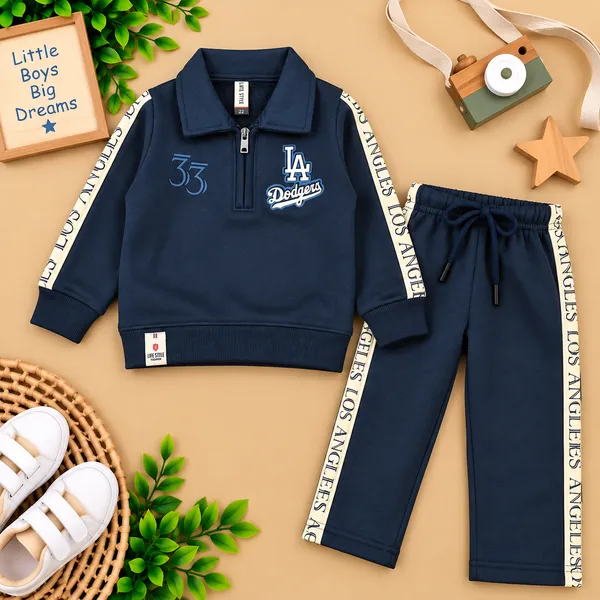 Life_Style_Boys_Printed_Half_Zip_Collar_Tracksuit_Set