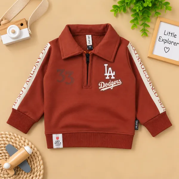 Life_Style_Boys_Printed_Half_Zip_Collar_Tracksuit_Set