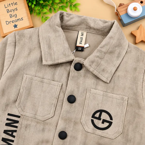 Life_Style_Boys_Textured_Jacket_And_Cargo_Pant_Set