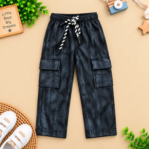 Life_Style_Boys_Textured_Jacket_And_Cargo_Pant_Set
