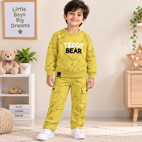 Life_Style_Kids_Teddy_Bear_Printed_Sweatshirt_And_Cargo_Jogger_Set