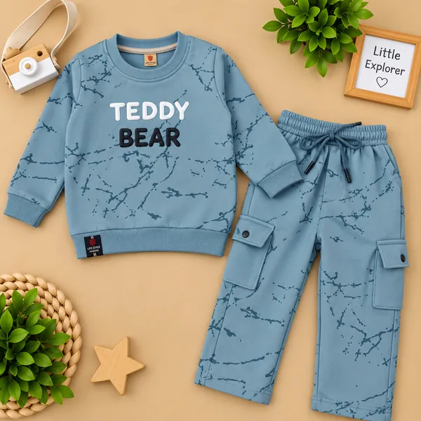 Life_Style_Kids_Teddy_Bear_Printed_Sweatshirt_And_Cargo_Jogger_Set