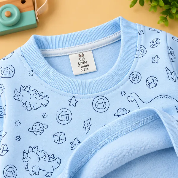 Little_Folks_Baby_Boys_Dino_Friends_Fleece_Overall_Set