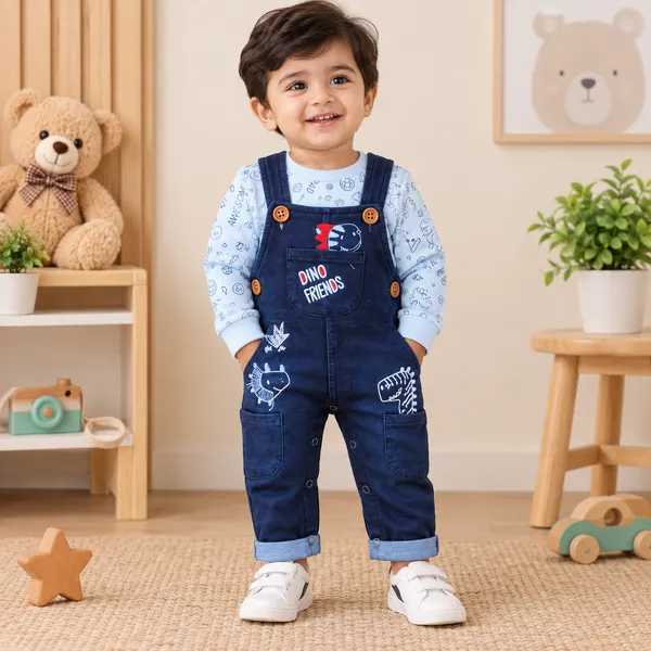 Little_Folks_Baby_Boys_Dino_Friends_Fleece_Overall_Set