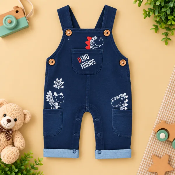 Little_Folks_Baby_Boys_Dino_Friends_Fleece_Overall_Set