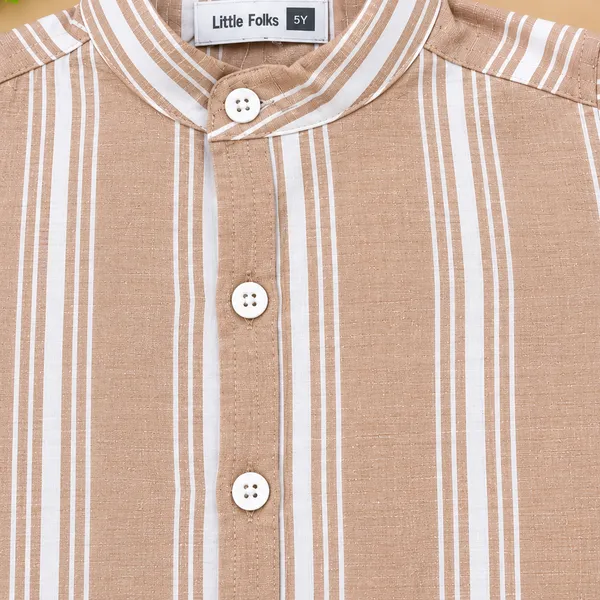Little_Folks_Boys_Striped_Shirt_&_Cargo_Pants_Set