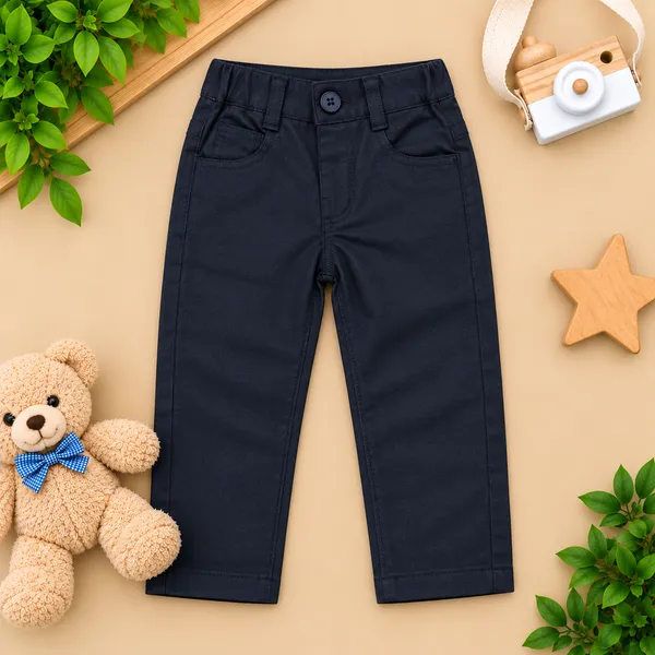 Little_Folks_Cotton_Bear_Print_Checkered_Shirt,_T-Shirt_&_Pant_Set