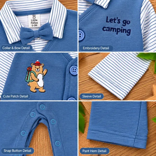 Little_Folks_Cotton_Camping_Theme_Bow_Tie_Romper