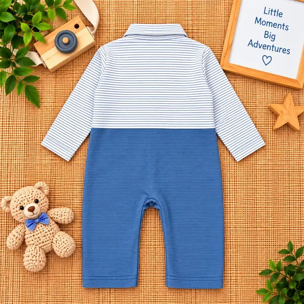 Little_Folks_Cotton_Camping_Theme_Bow_Tie_Romper