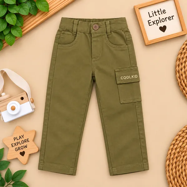 Little_Folks_Cotton_Checkered_Shirt,_Printed_T-Shirt_&_Cargo_Pant_Set