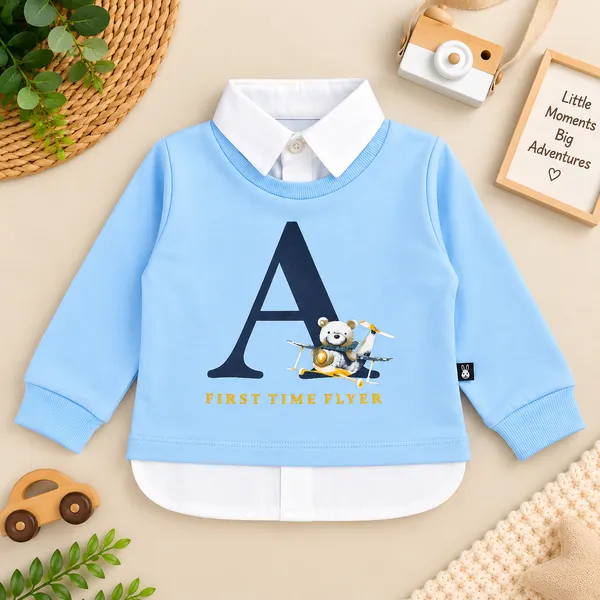 Little_Folks_Cotton_First_Time_Flyer_Sweatshirt_Style_Shirt_&_Trouser_Set