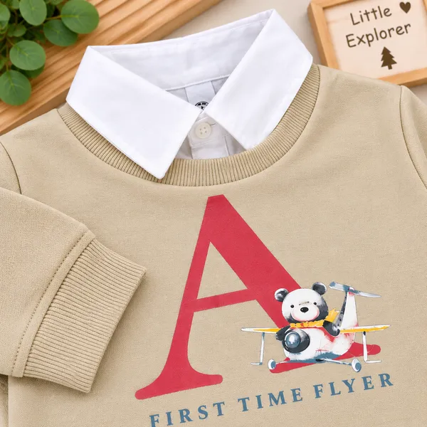 Little_Folks_Cotton_First_Time_Flyer_Sweatshirt_Style_Shirt_&_Trouser_Set