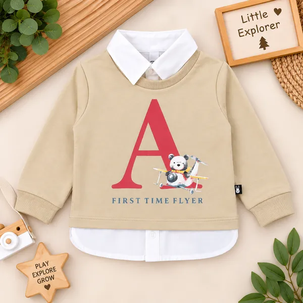 Little_Folks_Cotton_First_Time_Flyer_Sweatshirt_Style_Shirt_&_Trouser_Set