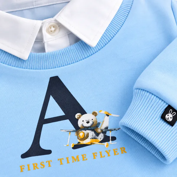 Little_Folks_Cotton_First_Time_Flyer_Sweatshirt_Style_Shirt_&_Trouser_Set