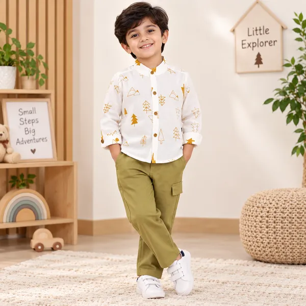 Little_Folks_Cotton_Printed_Shirt_&_Cargo_Pant_Set