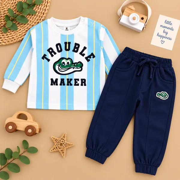 Little_Folks_Cotton_Striped_Crocodile_Print_T-Shirt_&_Jogger_Set