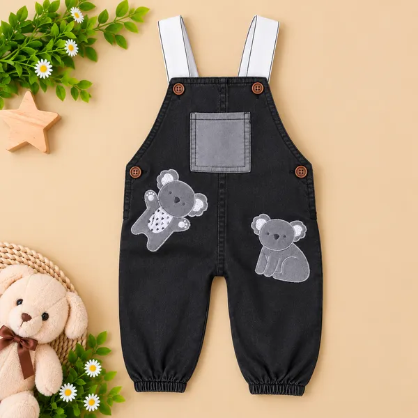 Little_Folks_Cotton_Striped_T-Shirt_&_Bear_Appliqu_Dungaree_Set