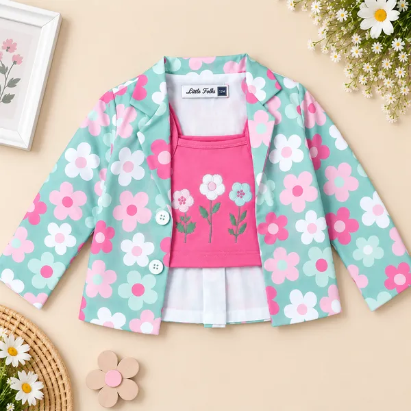 Little_Folks_Girls_Floral_Printed_Blazer,_Top_&_Pants_Set