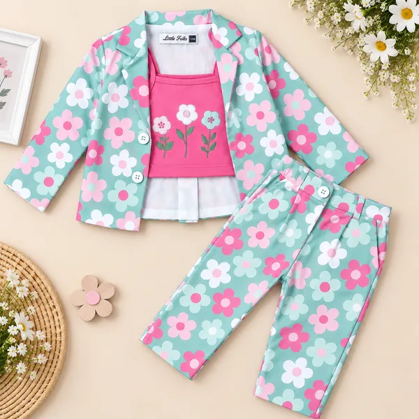 Little_Folks_Girls_Floral_Printed_Blazer,_Top_&_Pants_Set