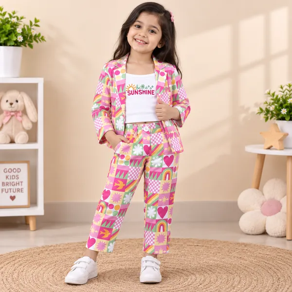 Little_Folks_Girls_Printed_Blazer,_Camisole_&_Pants_Set