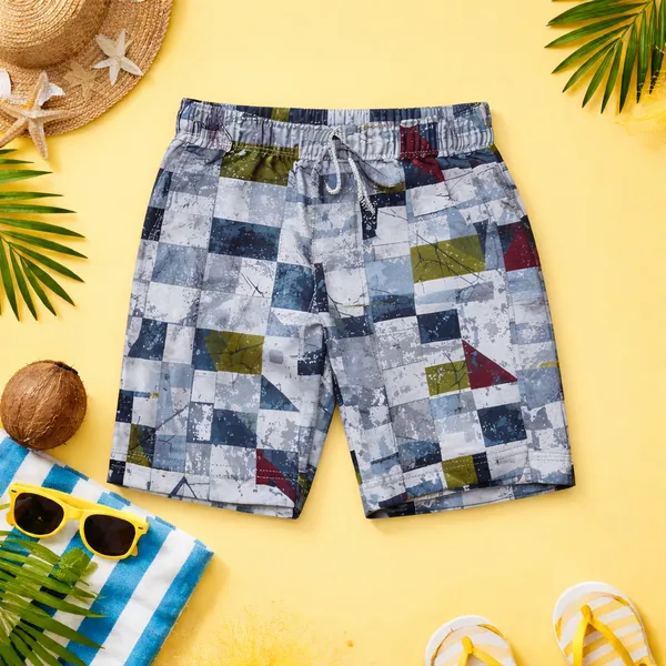 DOLPHIN_TRENDY_PRINTED_KIDS_CO-ORD_SET_(T-SHIRT_&_SHORTS_COMBO)_�_ABSTRACT_SUMMER_COLLECTION