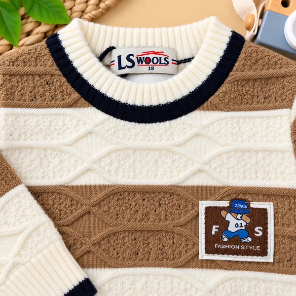 Ls_Wools_Kids_Winter_Sweater_&_Cargo_Pants_Set_Full_Sleeve_Knitted_Sweater_With_Black_Trouser