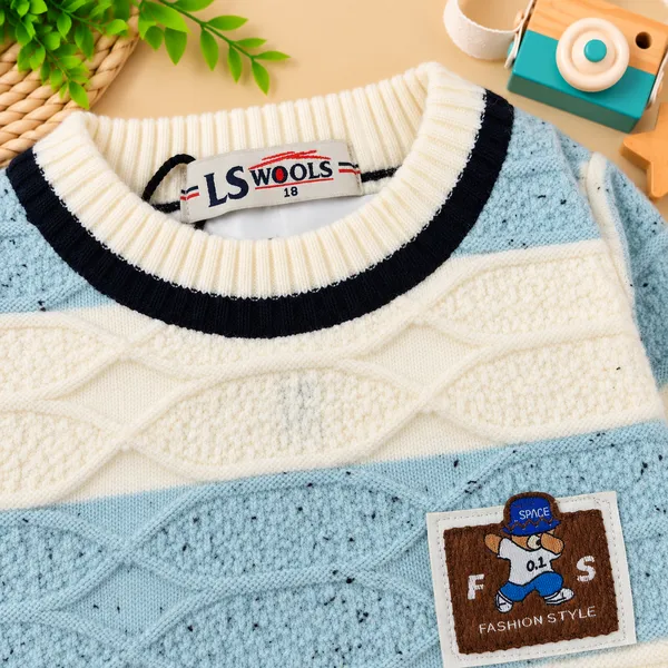 Ls_Wools_Kids_Winter_Sweater_&_Cargo_Pants_Set_Full_Sleeve_Knitted_Sweater_With_Black_Trouser