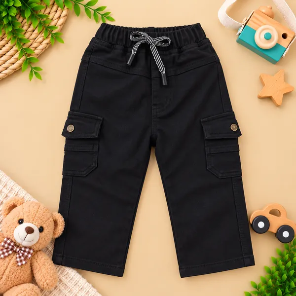 Ls_Wools_Kids_Winter_Sweater_&_Cargo_Pants_Set_Full_Sleeve_Knitted_Sweater_With_Black_Trouser