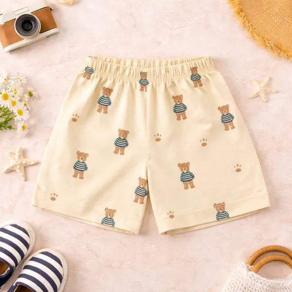 Mini_Donuts_Kids_Cotton_T-Shirt_&_Shorts_Set__Cute_Bear_Printed_Co-ord_Outfit