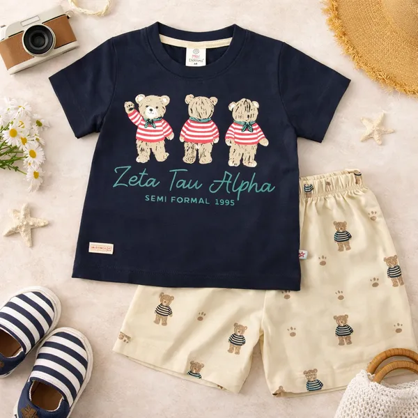 Mini_Donuts_Kids_Cotton_T-Shirt_&_Shorts_Set__Cute_Bear_Printed_Co-ord_Outfit