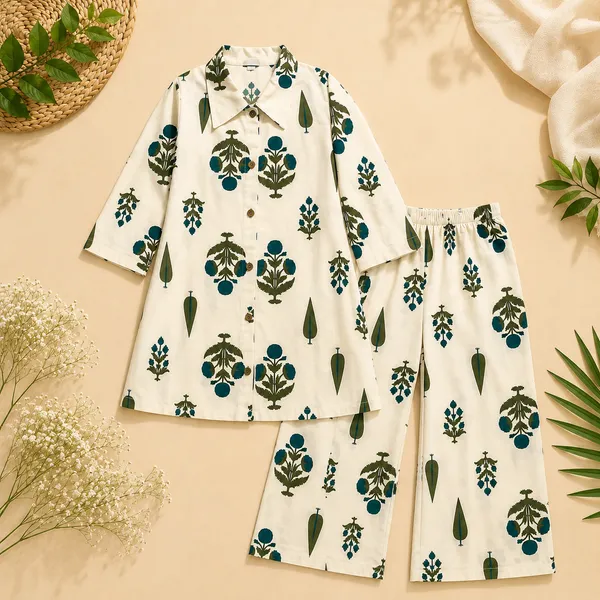 Women's_Floral_Print_Shirt_&_Wide_Leg_Co-Ord_Set
