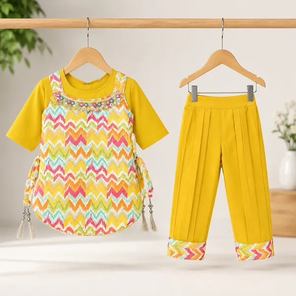 NAINA_ZIGZAG_GLOW_MUSTARD_ETHNIC_SET_(4_PC_SET)