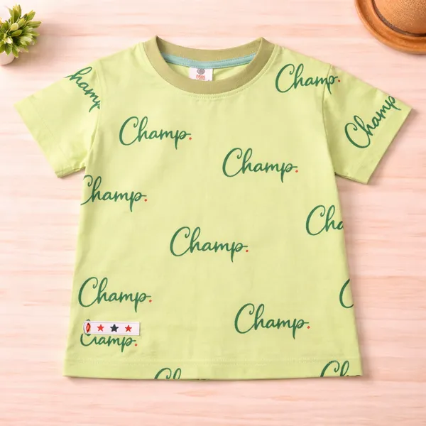 Mini_Donuts_Kids_Cotton_T-Shirt_&_Shorts_Set_Champ_Printed_Co-ord_Outfit