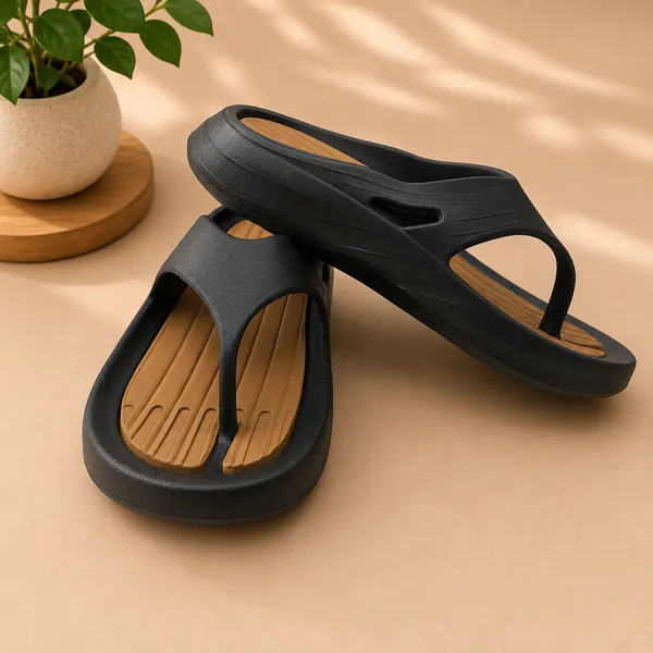 Evok_Men's_Lightweight_Comfort_Flip_Flops_|_Soft_Cushioned_EVA_Thong_Slippers_|_Anti-Slip_Casual_Bathroom,_Beach_&_Daily_Wear_Sandals_|_Black_&_Brown