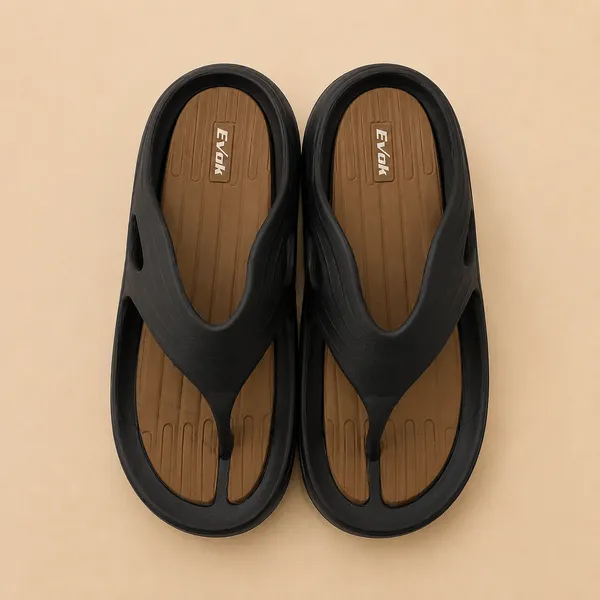 Evok_Men's_Lightweight_Comfort_Flip_Flops_|_Soft_Cushioned_EVA_Thong_Slippers_|_Anti-Slip_Casual_Bathroom,_Beach_&_Daily_Wear_Sandals_|_Black_&_Brown