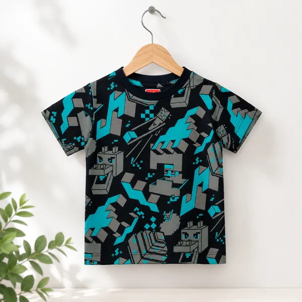 Babyhug_Boys_Cotton_Half_Sleeve_T-Shirt_&_Full_Length_Jogger_Pant_Night_Suit_Set_|_Green_Character_Print_|_Soft_&_Comfortable_Kids_Sleepwear