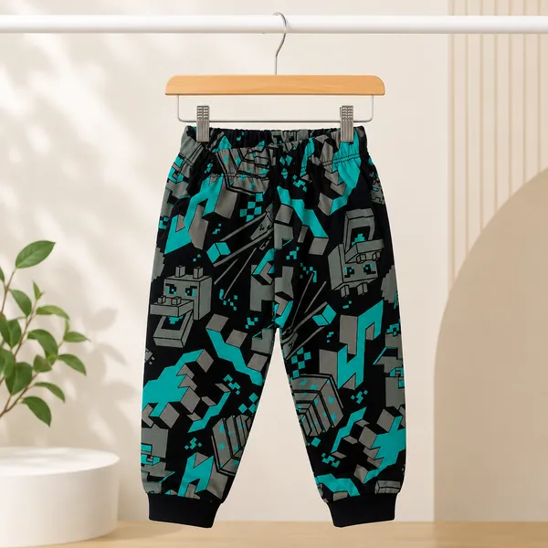 Babyhug_Boys_Cotton_Half_Sleeve_T-Shirt_&_Full_Length_Jogger_Pant_Night_Suit_Set_|_Green_Character_Print_|_Soft_&_Comfortable_Kids_Sleepwear