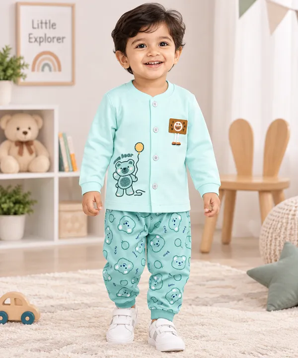 Natkhat_Cute_Bear_Print_Full_Sleeve_T-Shirt_&_Jogger_Set