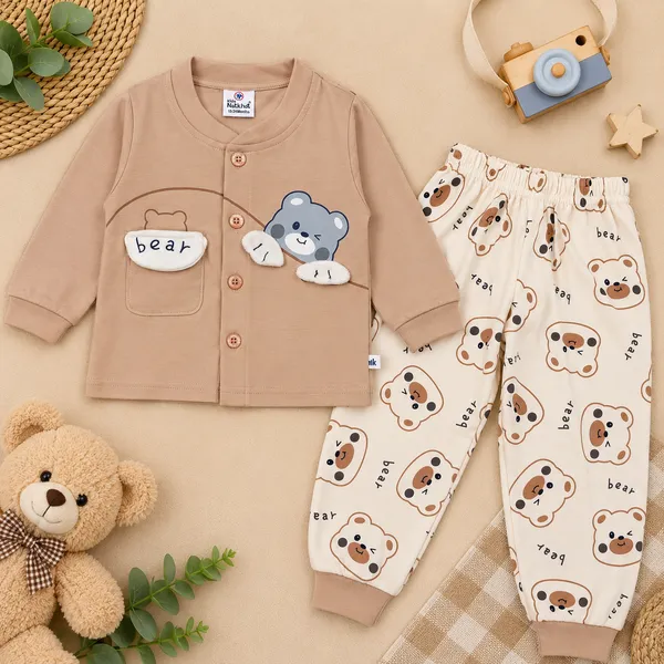 Natkhat_Cute_Teddy_Bear_Print_Full_Sleeve_T-Shirt_&_Jogger_Set