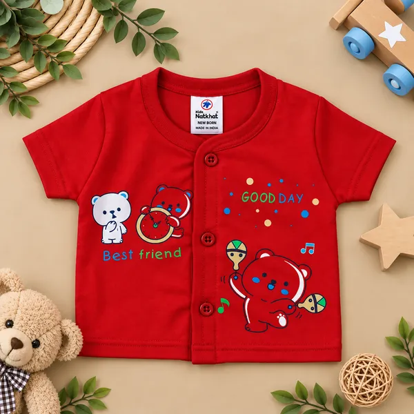 Natkhat_Cute_Teddy_Bear_Printed_Baby_5-Piece_Set_with_Cap_&_Mittens