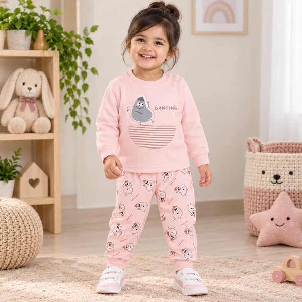 Natkhat_Dancing_Seal_Print_Full_Sleeve_T-Shirt_&_Jogger_Set
