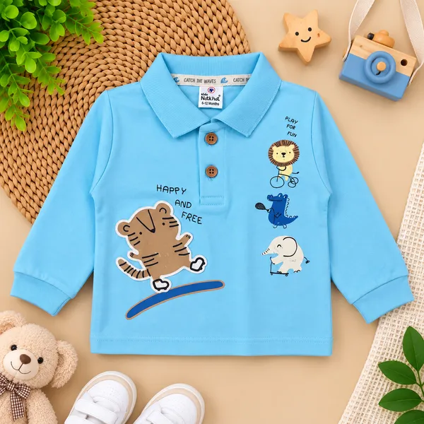 Natkhat_Happy_&_Free_Animal_Print_Polo_T-Shirt_&_Jogger_Set