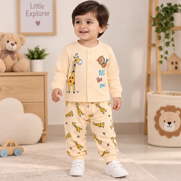 Natkhat_Little_Giraffe_&_Bird_Print_Full_Sleeve_T-Shirt_&_Jogger_Set