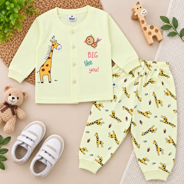 Natkhat_Little_Giraffe_&_Bird_Print_Full_Sleeve_T-Shirt_&_Jogger_Set