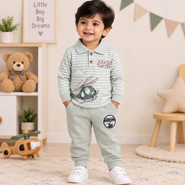 Natkhat_Super_Copter_Helicopter_Print_Full_Sleeve_Polo_T-Shirt_&_Jogger_Set