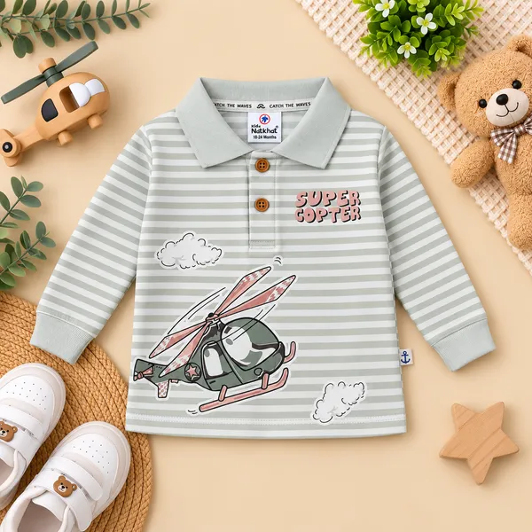 Natkhat_Super_Copter_Helicopter_Print_Full_Sleeve_Polo_T-Shirt_&_Jogger_Set
