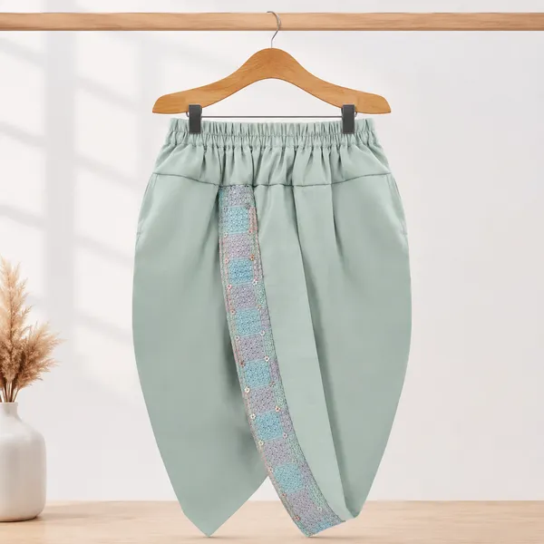 Neon_Boys_Mint_Green_Textured_Nehru_Jacket_Set_with_Pant_&_Dhoti