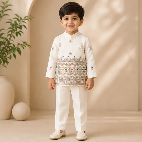 Neon_Boys_Off_White_Printed_Nehru_Jacket_Set_with_Pant_&_Dhoti